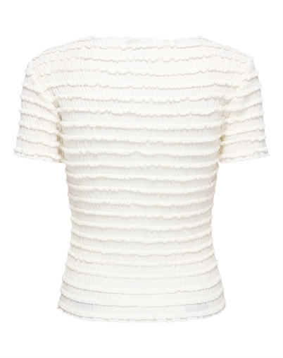 Only - ONLVera O-Neck Smock Top - Cloud Dancer 